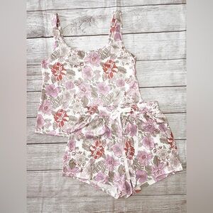 Boutique Brand Floral Sleeveless Pajama Set